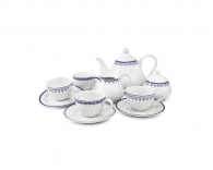 Чайный сервиз на 4 персоны 11 предметов Синий рисунок арт.71160717-327E